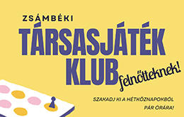 Társasjáték Klub Zsámbék - felnőtteknek